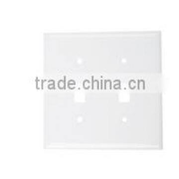 2 gang PLASTIC WALLPLATE FOR TOGGLE SWITCH