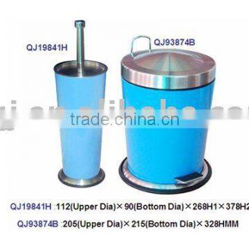 cone-shape metal convex lid waste can