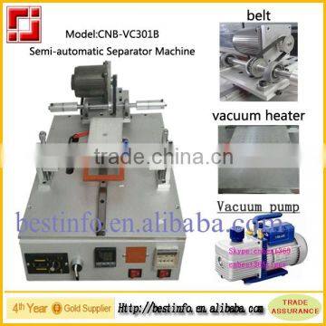 Semi-automatic lcd phone screen glass separating machine