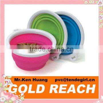 Foldable Silicone Pet Travel Bowl & Pet Feeding Tools