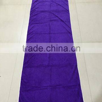 wholesale custom microfiber yoga mat towel non sip with silicon dot