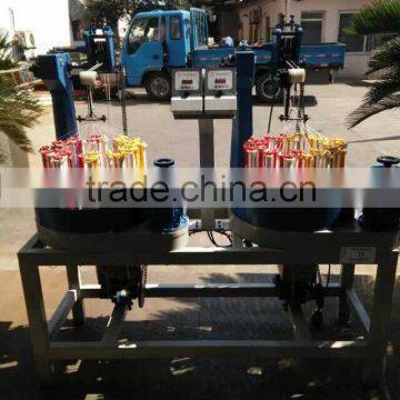 XH90 series 13 spindle 4 head high speed elastic belt ,flat rope,bandlet,shoelace ,under wear belt braiding machine