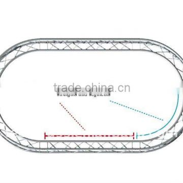 Aluminum Alloy Triangle Apex Up/Down Circular Truss