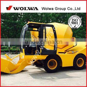 bucket loading concrete mixer cement mixer truck 3CBM mixing volume