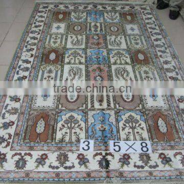 four season design handmade silk rugs