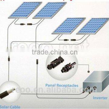 REOO 6mm2 /4mm2 Solar PV Cable 10mm2 Connector pv dc Power Cable photo-6