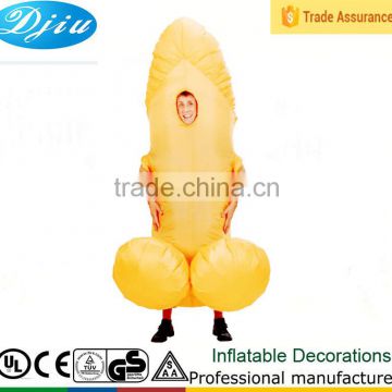 DJ-CO-135 banana Male genitalia dick sex airblown inflatable dress costume