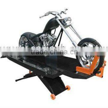 Air Hydraulic Motorcycle Lift w/ Service Jack Bike Stand Moto Lift