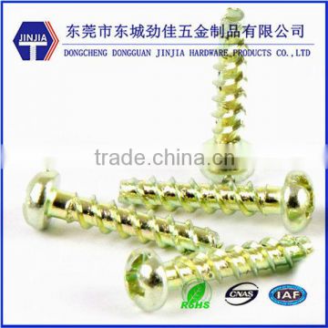 green zinc plated phillips pan head self tapping screws