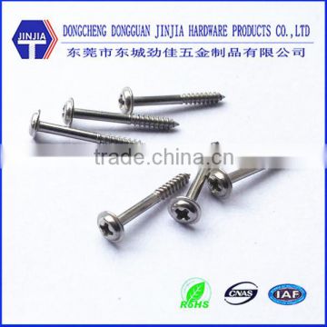 m2*18mm phillips self tapping half thread flange screw sus304