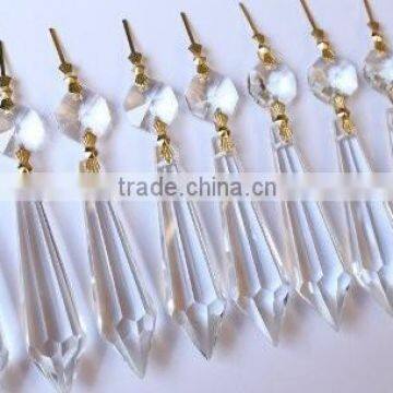 Machine Cut Crystal Lighting Tear Drop photo-2