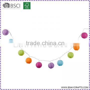 Party Decoration Hanging Round Paper Lantern Garland