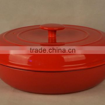 heat resistance ceramic casserole shallow style