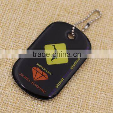 2016 Hot sale custom engrave metal country flag dog tag