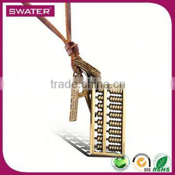 2016 Hot Selling Product Abacus Alloy Diy Necklace