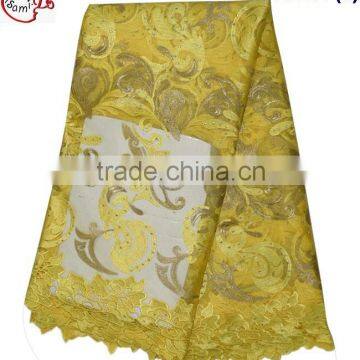 Frenc Lace CL14-231fashionable Latest Design Multi Color Fushial Net Frech Lace for Wholesale photo-5