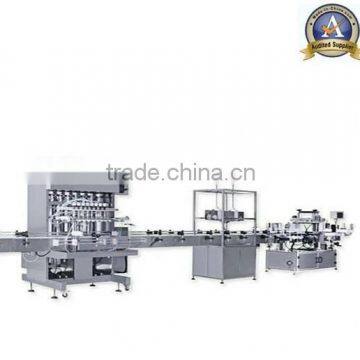 Automatic lubricating oil filling production line