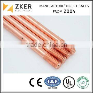 Double Ends Copper Threaded Earth Rods