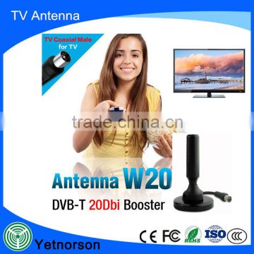 factoty supply tv antenna active digital dvb-t tv antenna with IEC/F connector