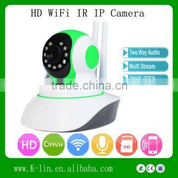 Wireless Pan/Tilt WIFI Audio Webcam Iphone Android CCTV IP Camera