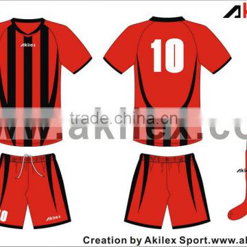 2014 new season style custom football jersey/custom stripe fooball jersey/custom made mens football jersey