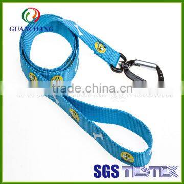 Wholesale new style China factory good quality Eco-friendly polyester or nylon material printing luxury dog training leashes