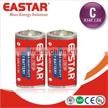 1.5v R14 C carbon dry cell battery for radio