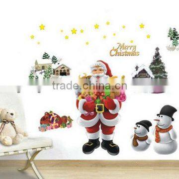 X-mas Santa Claus decorative sticker wall sticker suit