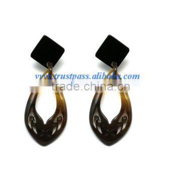 Buffalo horn jewelry, buffalo horn earrings VVE-227