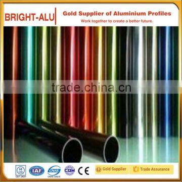 Different color small size anodized aluminum round/ elliptical /square hollow pipe and aluminum extruded alloy tube