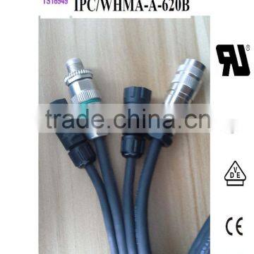 M12 connector + composite multi-fiber Flat cable wiring harness Custom processing