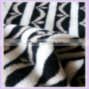 jacquard stripe angora wool polyester black and white stripe fabric alibaba China