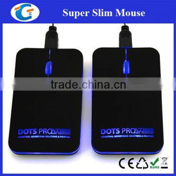 Computer Light Up Slim Flat Mini LED Mouse