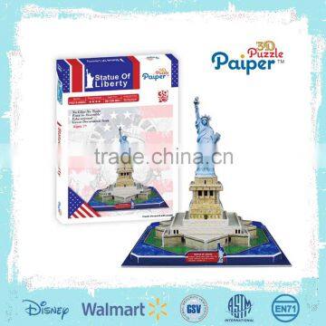 State of liberty diy puzzle 3d paper models