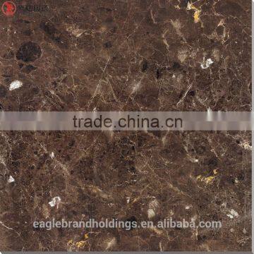 Dark brown micro crystal floor tile, glass surface shinning tiles