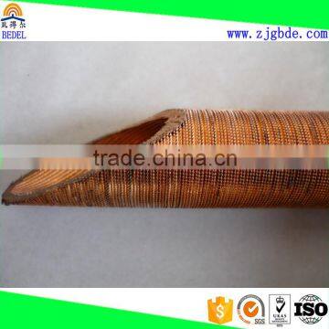 Extruded Copper or Carbon Steel Low Fin Tube In Heat Exchanger Parts