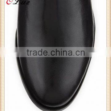 O6 Wholesale Fashion Winter Ladies Knee High Long Boots Calf Skin and Fine Elastic Leather Ladies Boots photo-2