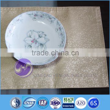 factory direct yarn-dyed jacquard fabric handmade dining table mat