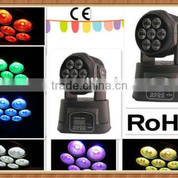 guangzhou disco light 7PCS*8W RGBW moving head light