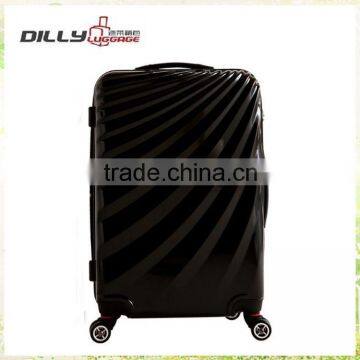 hard shell colorful printed travel abs trolley luggage