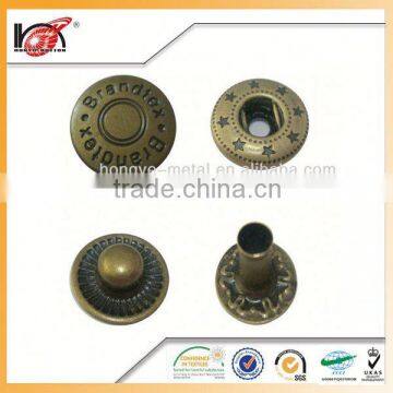Round Shape Wholesale Two-prong Snap Button Direct Sale photo-3
