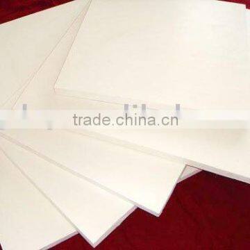 White glossy PVC sheet