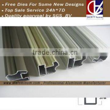 Aluminum Window Channel With Kinds of Surface Colours and Good Price