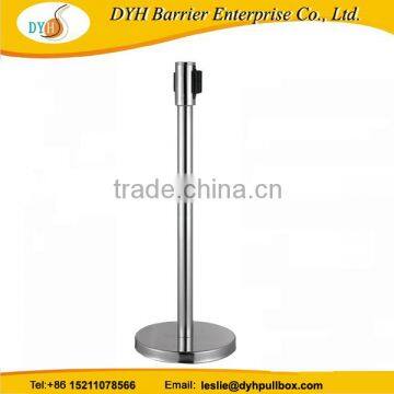 SS Retractable Queuing Stanchion airport retractable queue pole