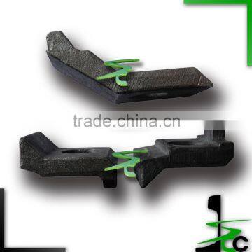 Steel clamping plates for railway fastening/ABK Rail clamps