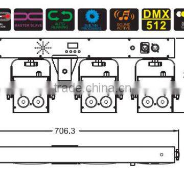 Wholesale High Power 100W RGBW 4in1 DMX LED Bright Stage Light photo-3