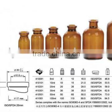 Amber Mould Vial