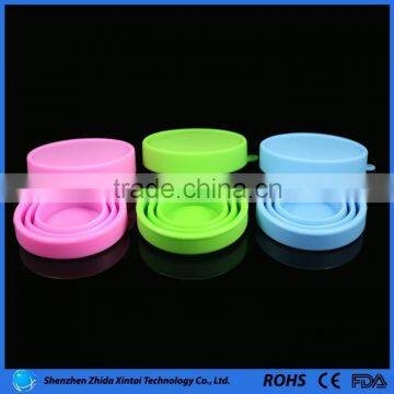 Eco-friendly 100% Silicone Lady Period Cup Folding Cups photo-2