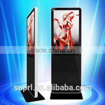 floor standing indoor full color advertising kiosk lcd screen