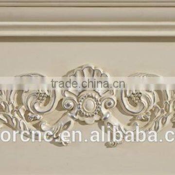 Cheap Wood Mantel Fireplace and Resin Log photo-4